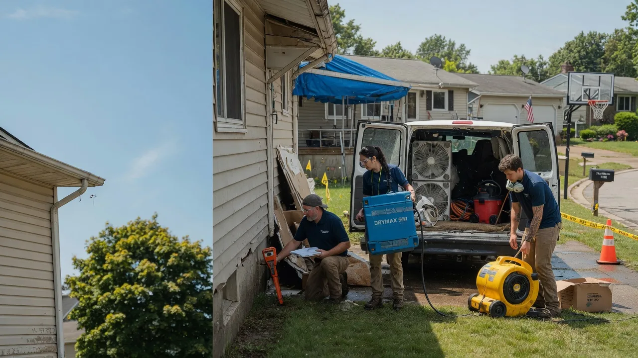 Ceiling Leak Cleanup in Rushville, IL near me